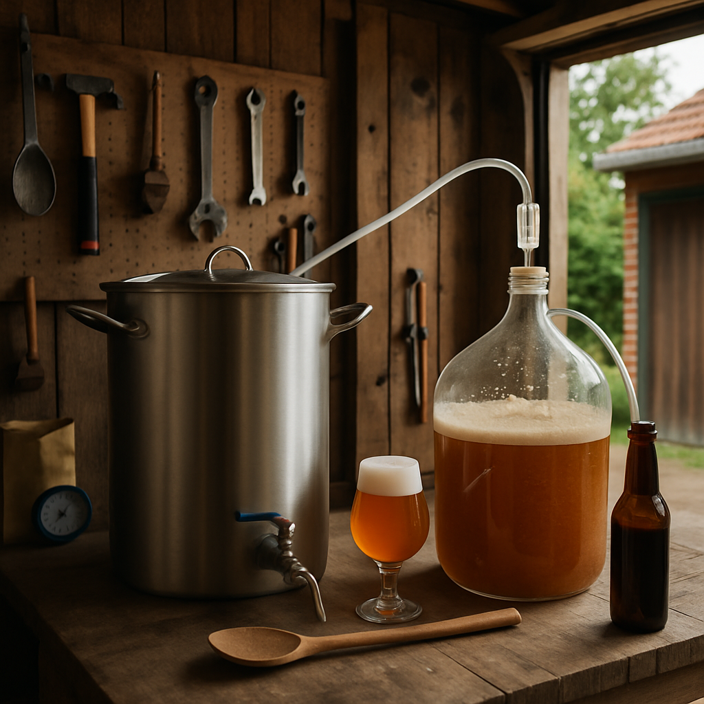 Bier brouwen in je schuur