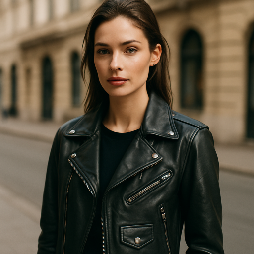 Leren jas als stijlstatement