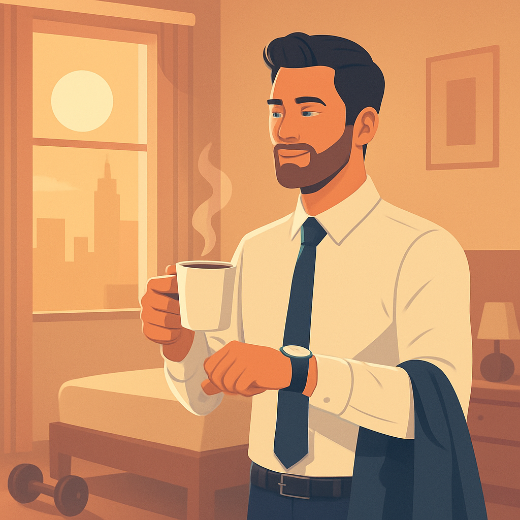 Ochtendroutines van succesvolle mannen