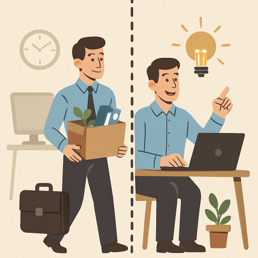 Van loondienst naar eigen bedrijf